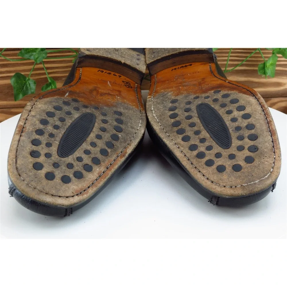 Sandro Moscoloni Shoes Sz 11.5‎ M Black Loafer Leather Men